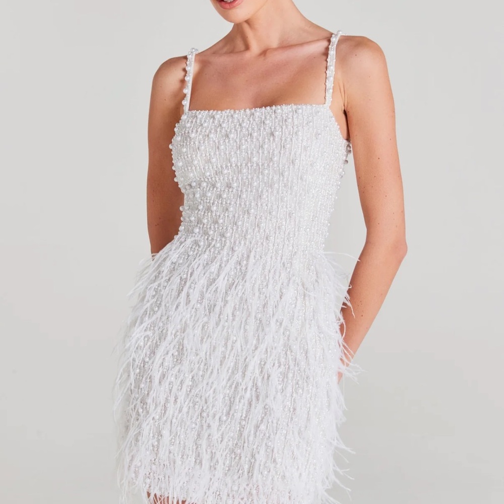 NADINE MERABI Carrie White Dress